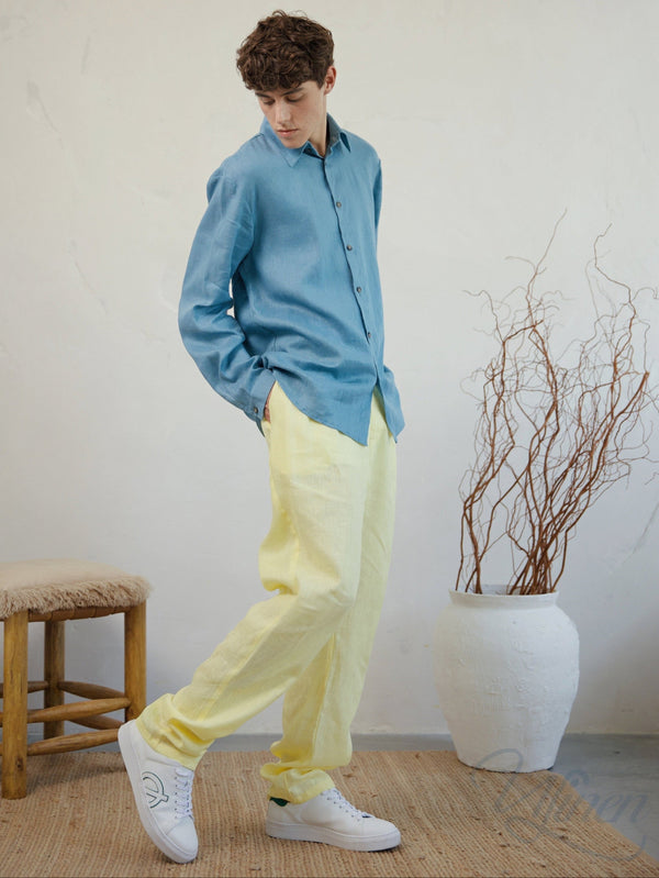 Linen Santorini Pants M