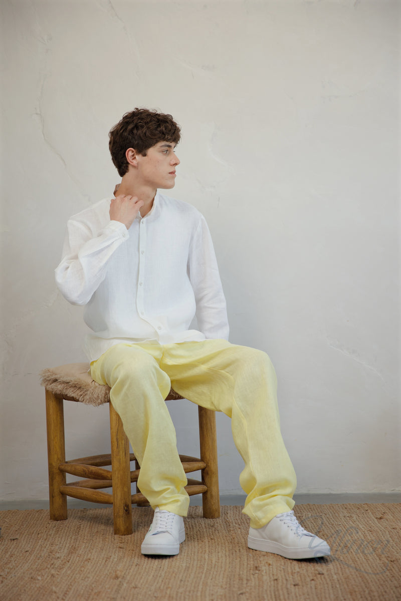 Linen Santorini Pants M