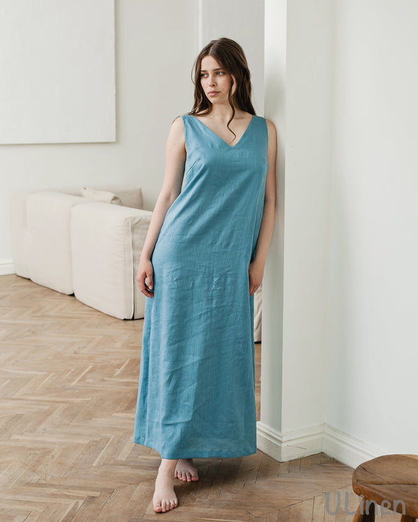 Maxi Linen Dress