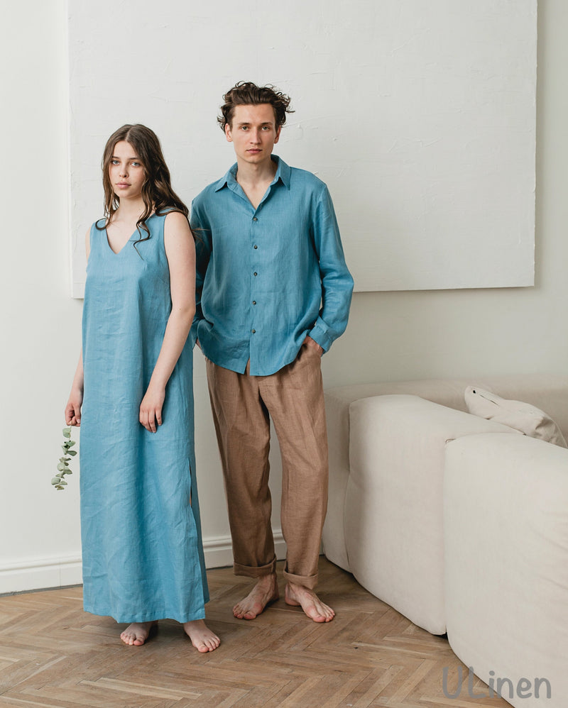 Plain Linen Shirt