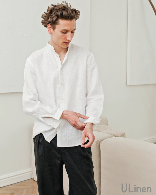 Plain Linen Shirt