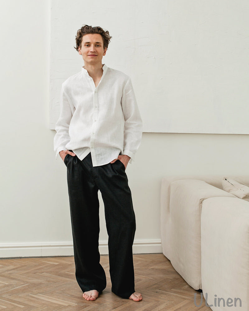 Plain Linen Shirt