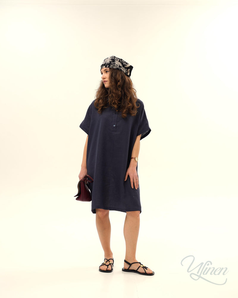 Linen Amalfi Shirt-Dress