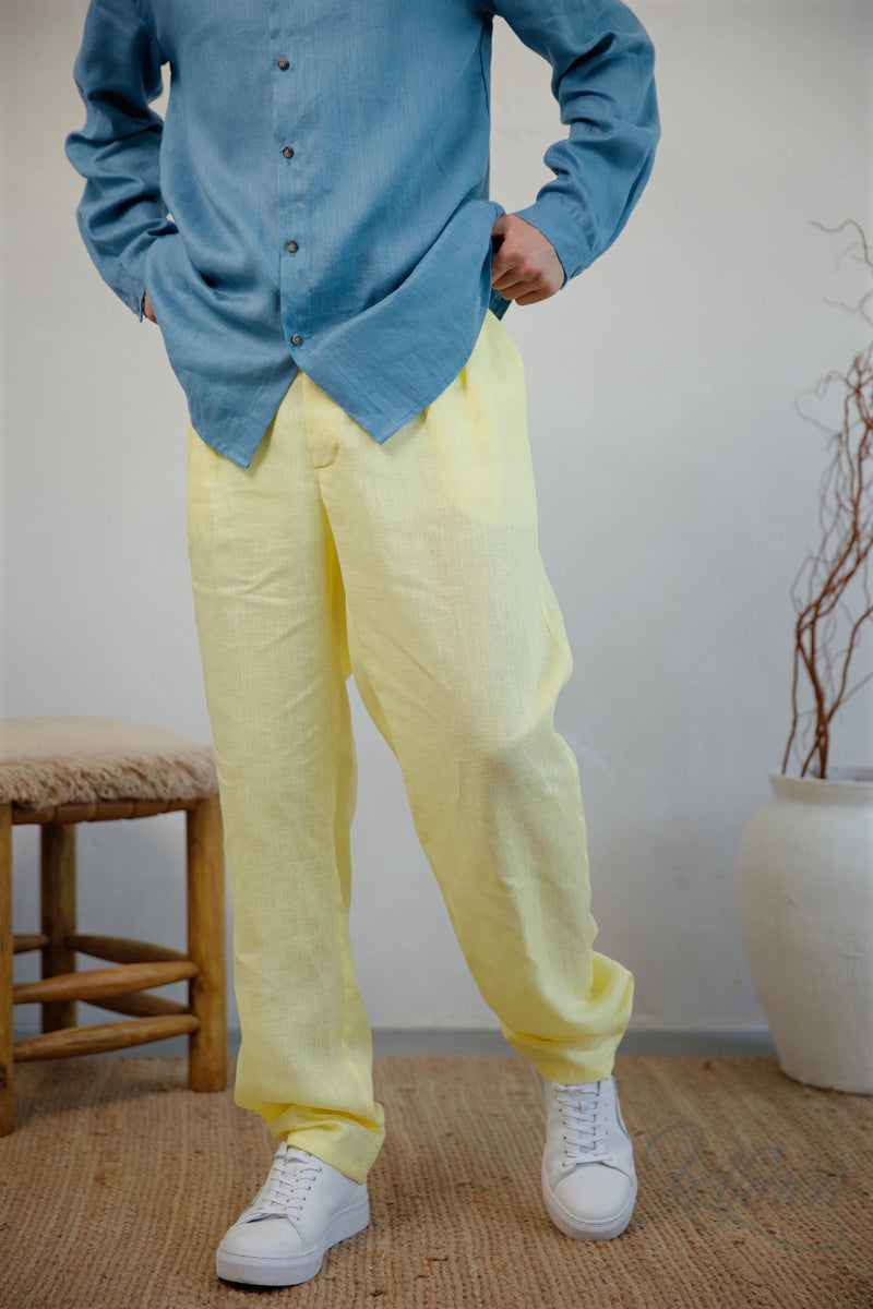 Linen Santorini Pants M