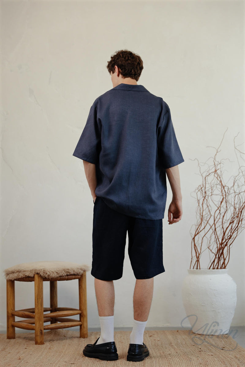 Linen Capri Shirt M