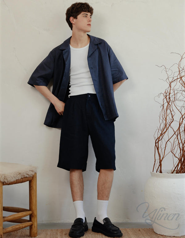 Linen Capri Shirt M