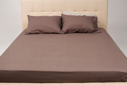 Pastel Violet Linen Flat Sheet