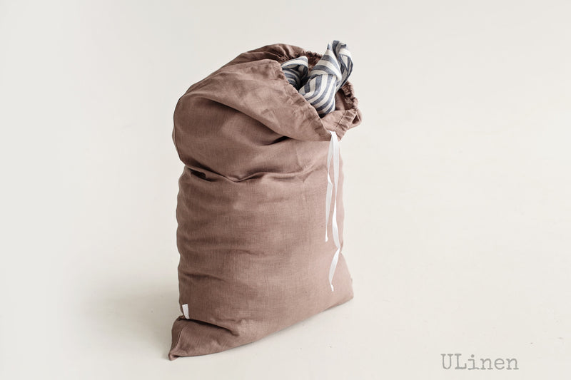 Linen Laundry Bag / Travel Bag