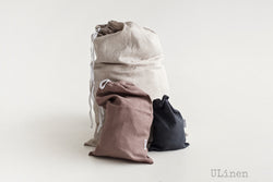 Linen Laundry Bag / Travel Bag