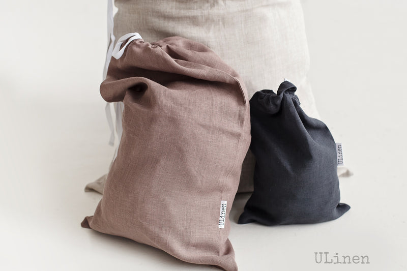 Linen Laundry Bag / Travel Bag