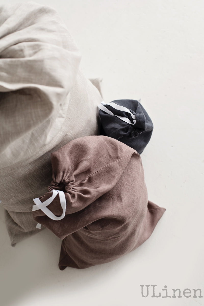 Linen Laundry Bag / Travel Bag