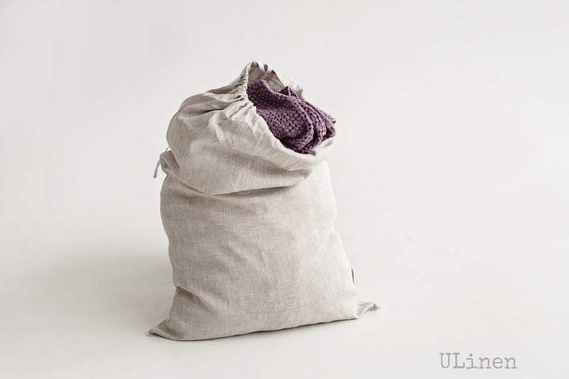 Linen Laundry Bag / Travel Bag